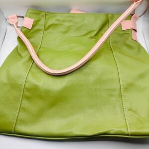 Green And Pink Shoulder Bag